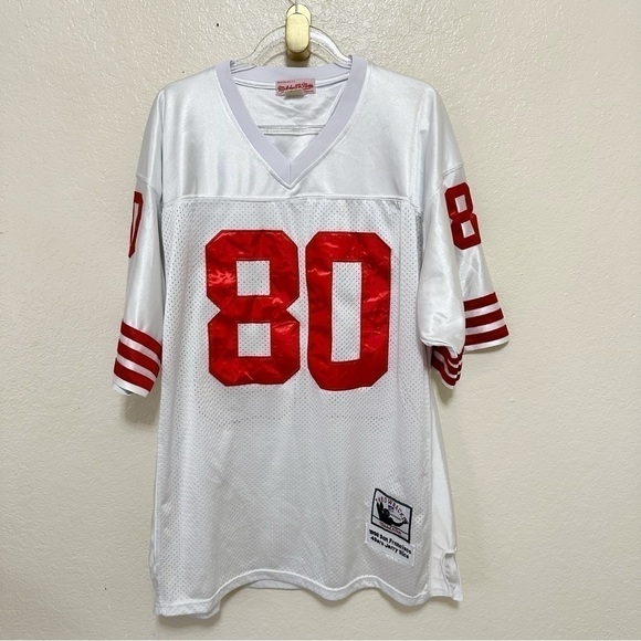 Vintage 1996 Jerry Rice San Francisco 49ers Mitchell & Ness NFL Throwback Jersey - Picture 9 of 13